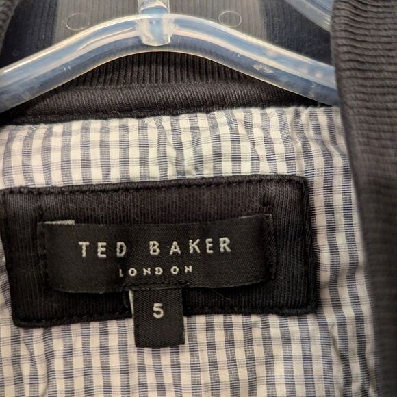 Ted Baker Jacket Mens black Size 5/XL Farfell Shawl Collar button down Cardigan - Picture 7 of 9